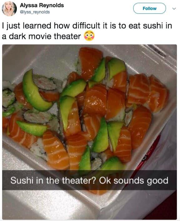 Terlalu Pintar, Makanan Yang Nggak Kamu Bayangin Bisa Masuk Bioskop